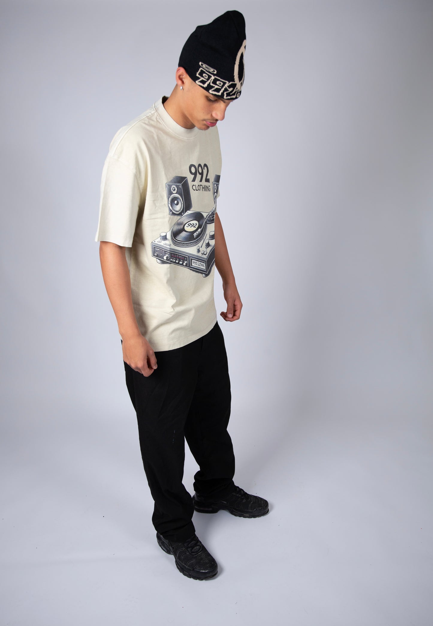 992 speakers graphic oversized tee
