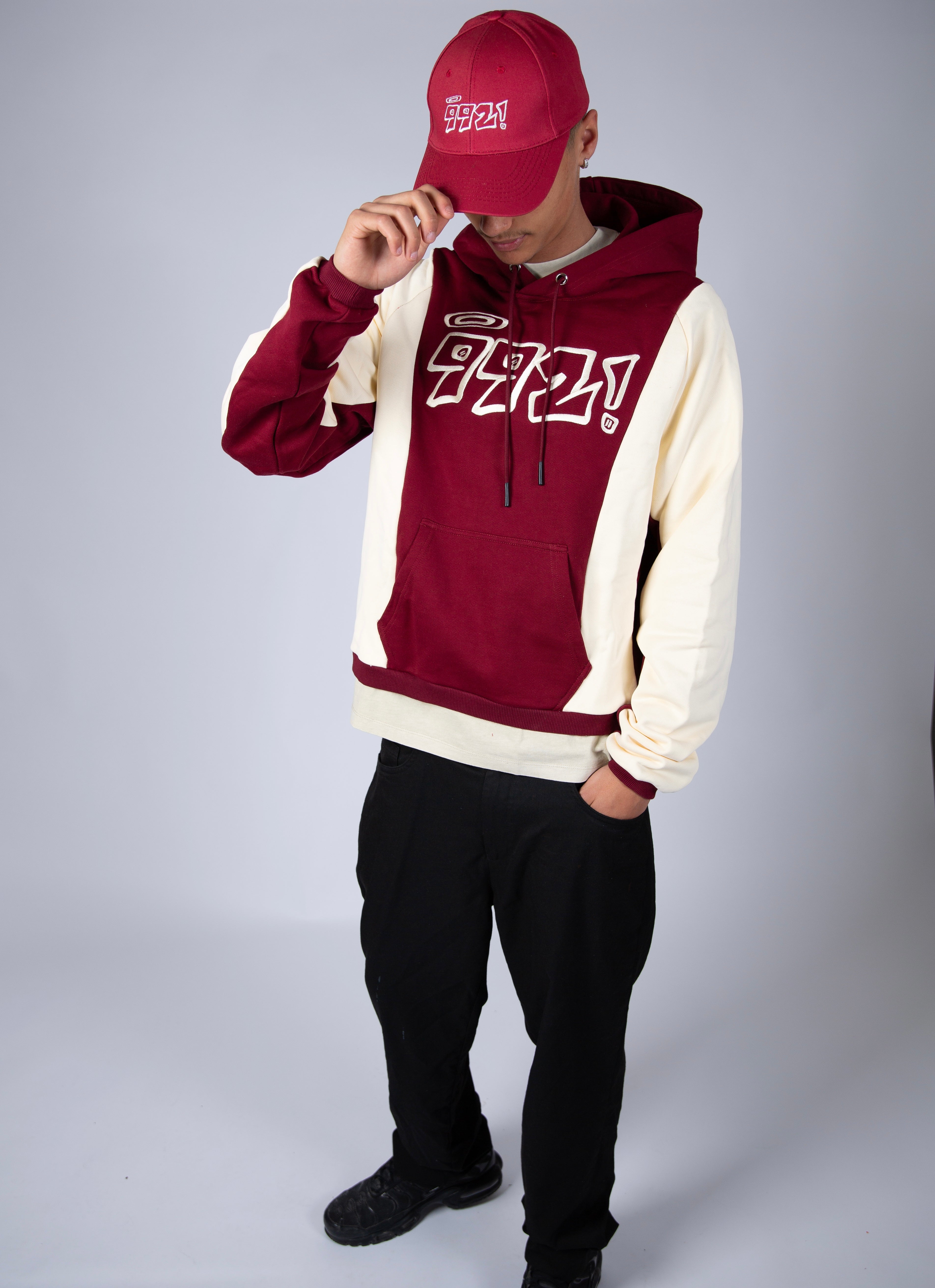 992 Burgundy embroidered cap