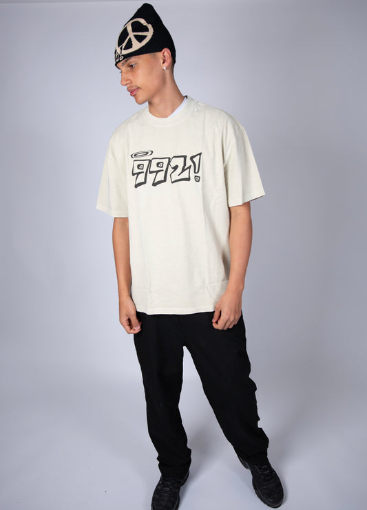 992 8-ball graphic oversized tee
